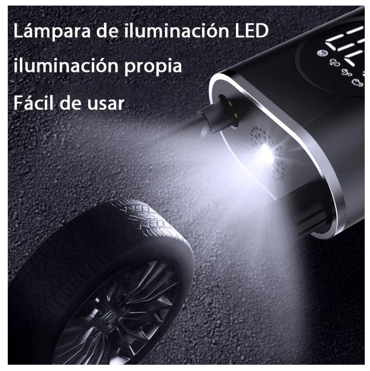 Compresor Inflador Llantas Recargable